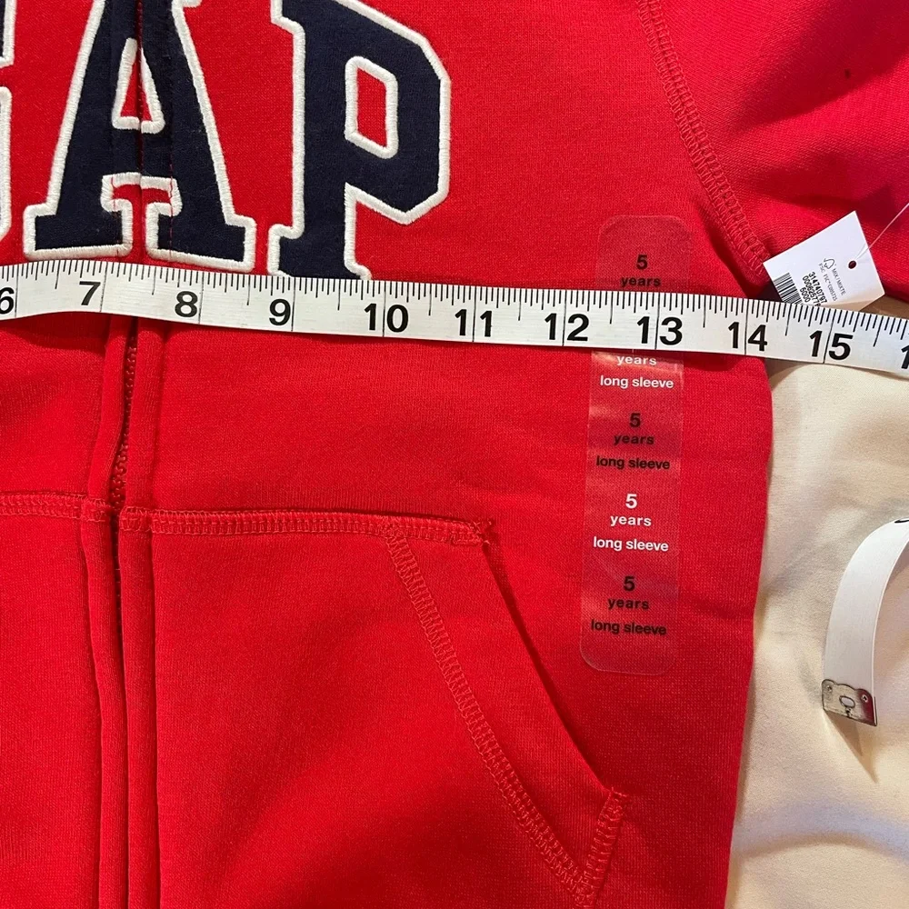 GAP Kids‎ Red Full Zip Hoodie, NWT, Size 5